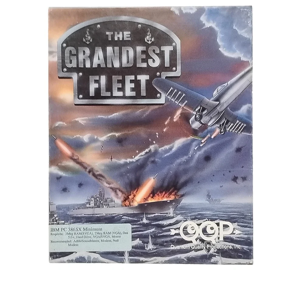 Vintage The Grandest Fleet (PC Game, 1994) Naval Strategy Simulation PC Game